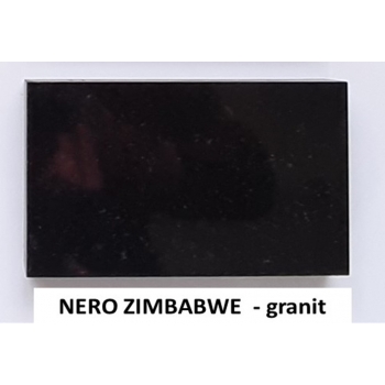 Parapet zewnętrzny z granitu NERO ZIMBABWE 2cm poler